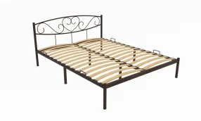 Кровать Магнолия Металл, 120х190 мм, Медный антик, Медный антик