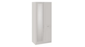 Шкаф для одежды с 1 глухой и 1 зеркальной дверью правый «Сабрина» (Кашемир)